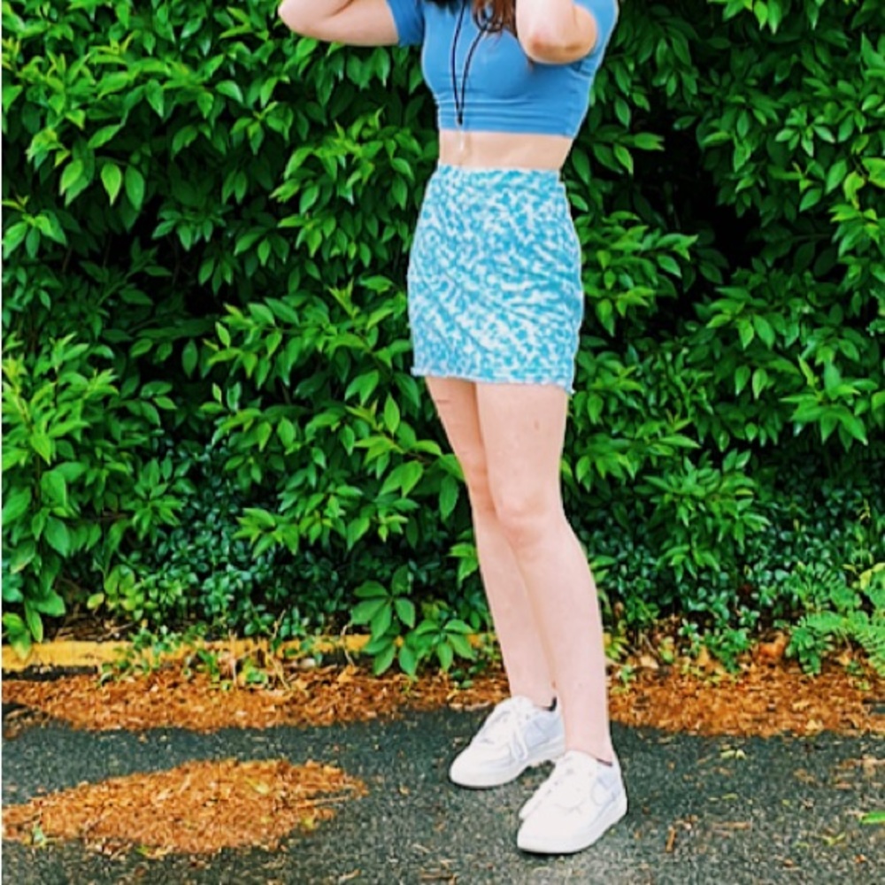 shein butterfly skirt